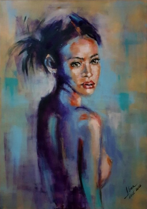 ArteDiAlina.com painting: You think you know me but you don't ....